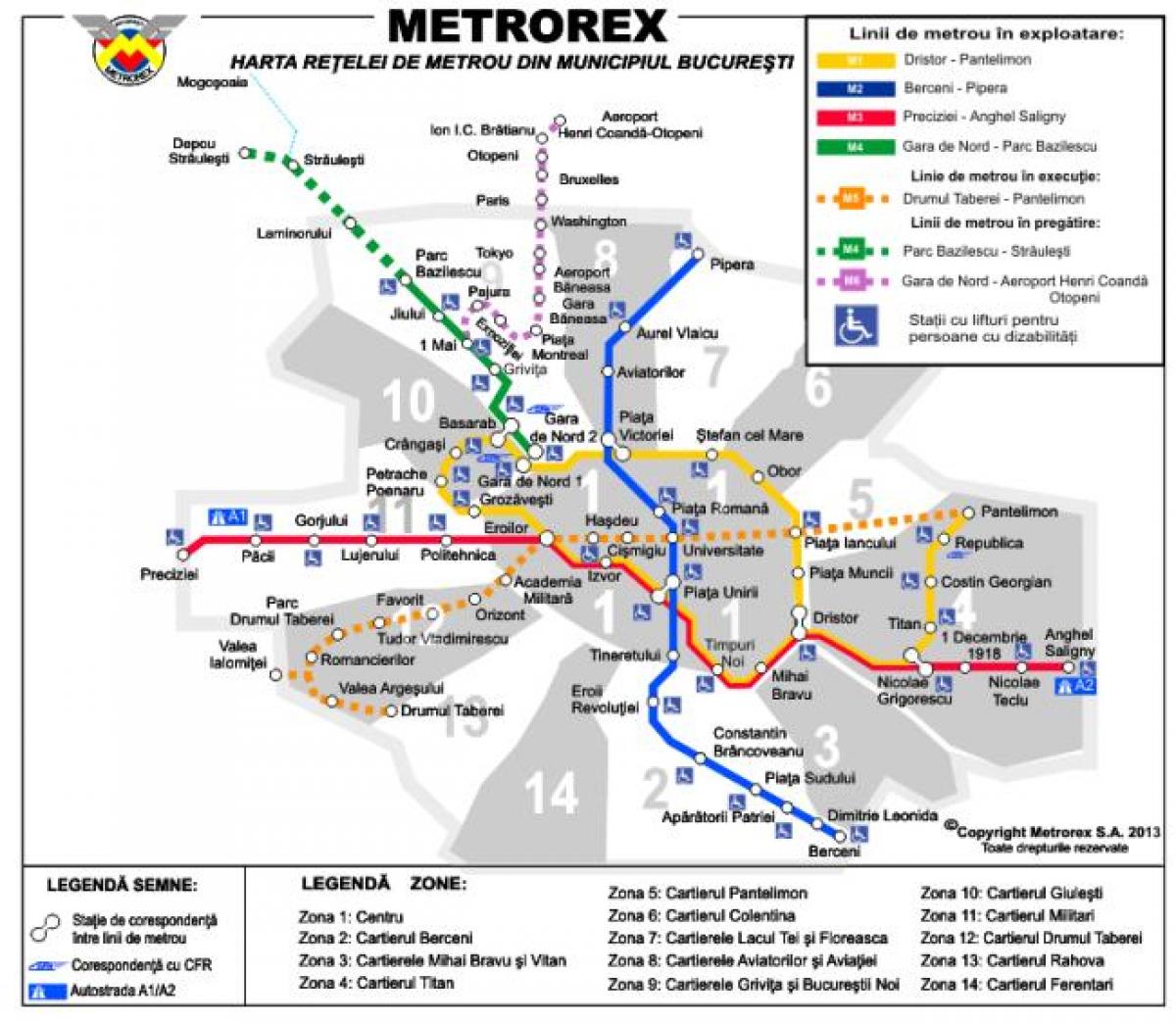 bucharest mapa ng subway