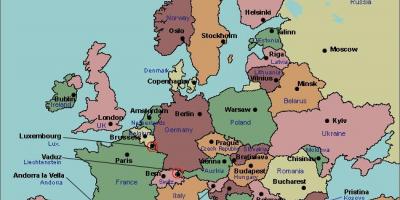 Mapa ng bucharest europa