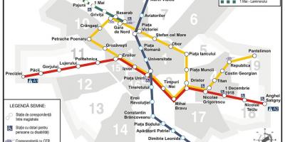 Metro mapa bucuresti